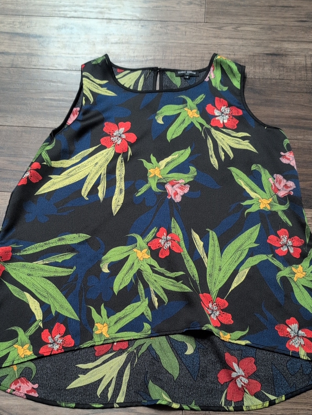 Mario Serrani floral top